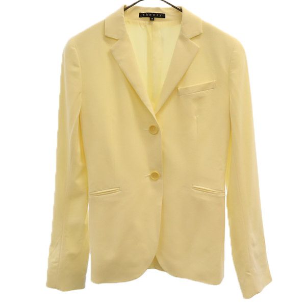 セオリー テーラードジャケット 2 ホワイト theory レディース 【中古】 【230312】