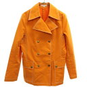 マイケルコース ダブル コットン ジャケット 4 オレンジ MICHAEL KORS レディース 【中古】 【230314】