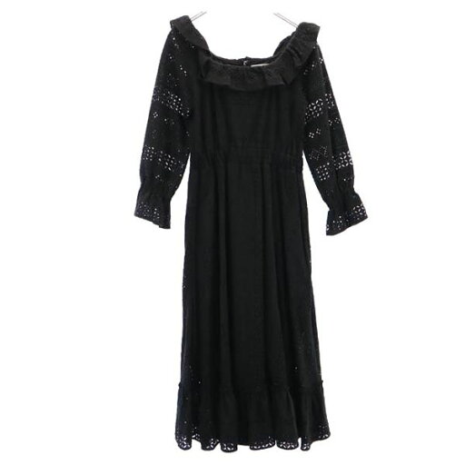 コエル 総レース 長袖 ワンピース 38 黒 COEL レディース 【中古】 【230514】 コエル 総レース 長袖 ワンピース 38 黒 COEL レディース 【中古】 【230514】
