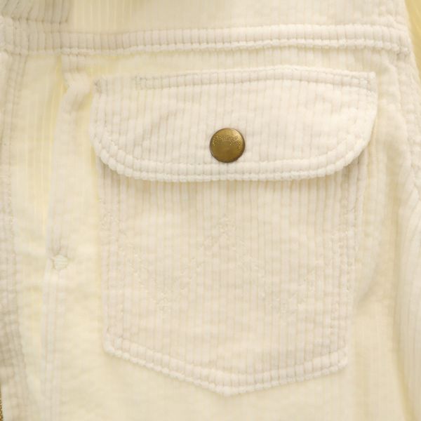 未使用品 ラングラー×フルイド コーデュロイ ジャケット S Wrangler×Fluid コラボ ブルゾン トラッカー タトラス 白 レディース 【200402】 【中古】|Bellis 未使用品 ラングラー×フルイド コーデュロイ ジャケット S Wrangler×Fluid コラボ ブルゾン トラッカー タトラス 白 レディース 【200402】 【中古】|Bellis