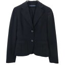 ラルフローレン ウールブレンド テーラードジャケット 7 ブラック RALPH LAUREN レディース 【中古】 【230318】(4)