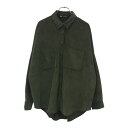 古着 ザラ ZARA 長袖 コーデュロイシャツ M グリーン レディース 【中古】 【PD】(4)