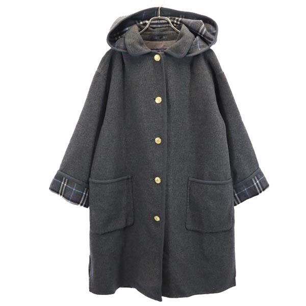 バーバリーズ 90s カシミヤブレンド オールド ステンカラーコート 15 グレー系 Burberrys 三陽商会 レディース 【中古】 【231110】のサムネイル