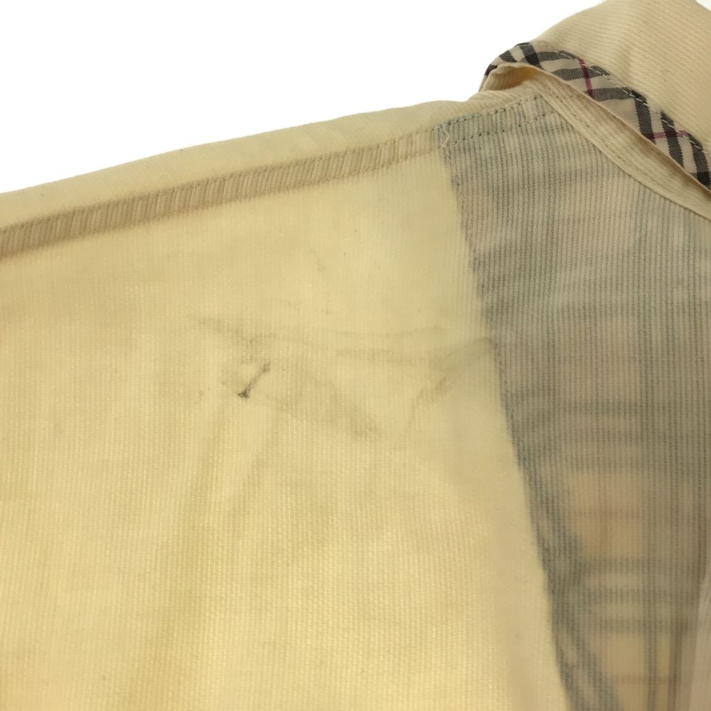 古着 BURBERRY バーバリー 日本製 ロゴ刺繍 長袖 シャツ _ アイボリー パイピング レディース 中古 bellis-10047410 Bellis サンプル画像3