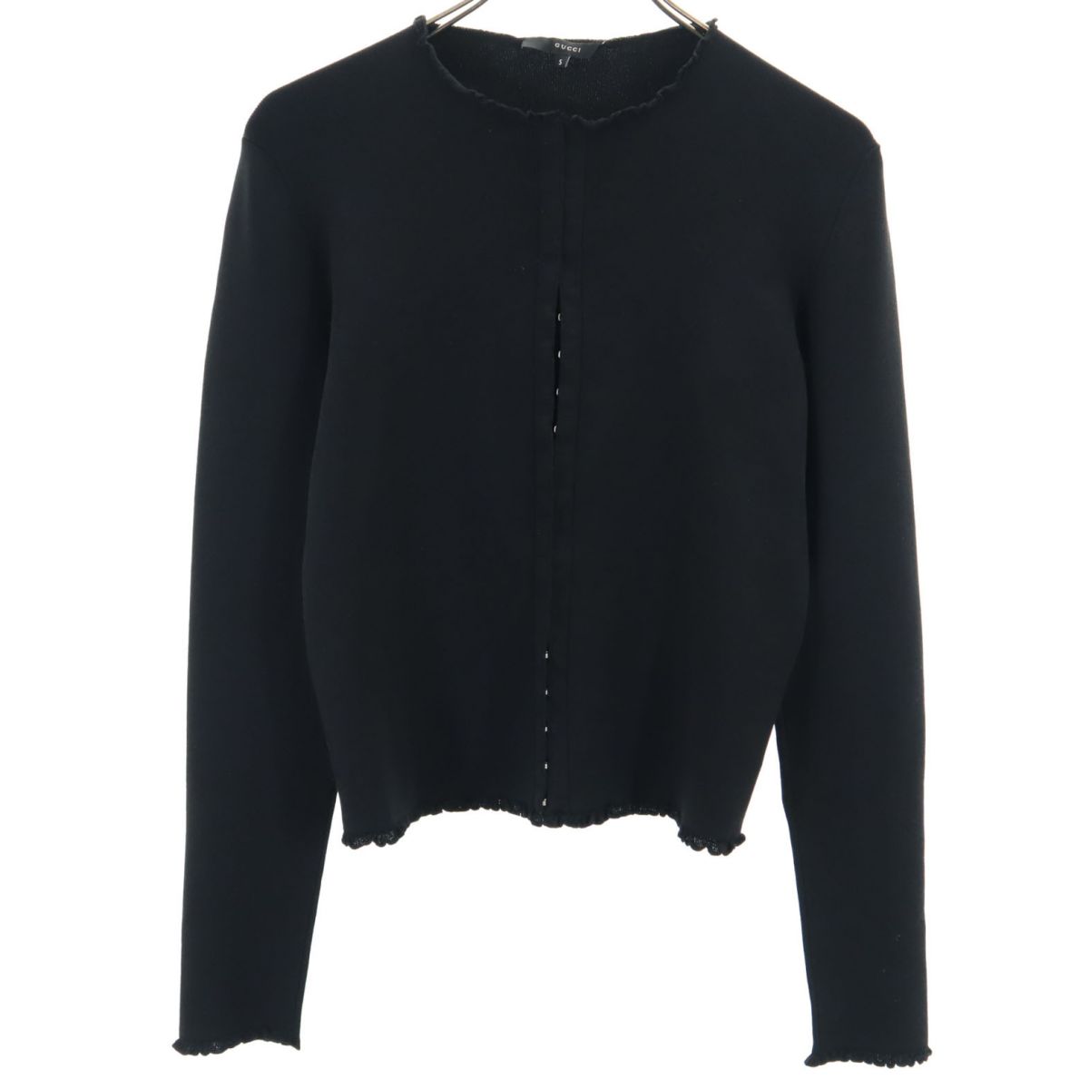 Rakuten - 古着 GUCCI グッチ イタリア製 コットンジャケット S ブラック レディース 【中古】