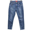 レッドカード テーパード デニムパンツ w24 ブルー RED CARD 日本製 レディース 【中古】 【230322】