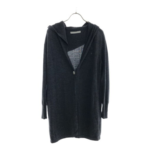 古着 theory luxe セオリーリュクス ウール 長袖 ニット カーディガン 38 グレー フード レディース 【中古】 【PD】 古着 theory luxe セオリーリュクス ウール 長袖 ニット カーディガン 38 グレー フード レディース 【中古】 【PD】