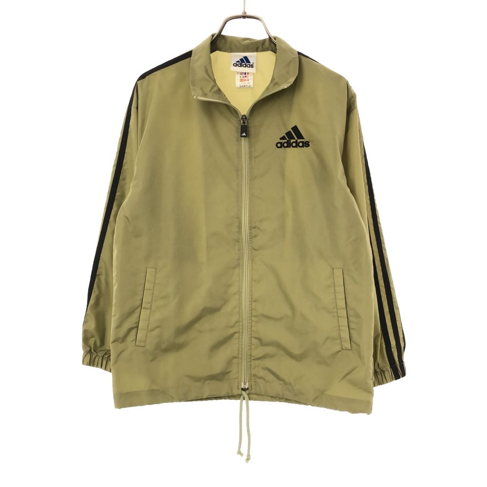 古着 adidas アディダス ジップジャケット 140 グリーン系 キッズ 【中古】