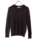 古着 トゥモローランドトリコ TOMORROWLAND tricot ウール 長袖 Vネック セーター S ブラウン ニット レディース 【中古】 【PD】(4)