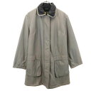 古着 HUNTING WORLD ハンティングワールド イタリア製 ステンカラーコート 40 カーキ レディース 【中古】 【PD】