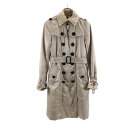 古着 BURBERRY バーバリー 中綿 トレンチコート 38 ベージュ 三陽商会 レディース 【中古】 【PD】(4)