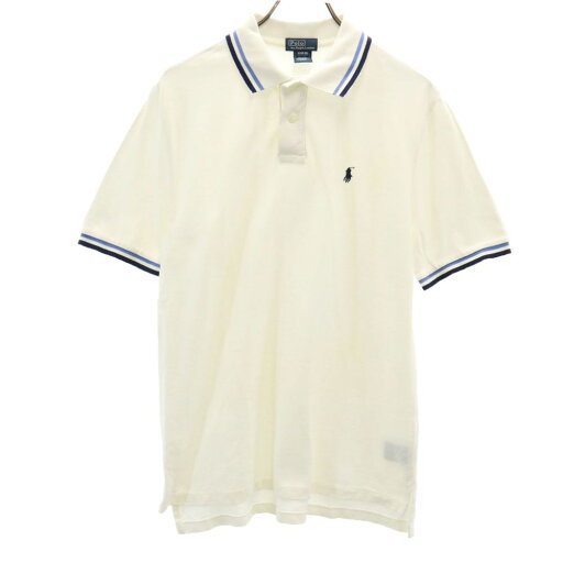 古着 Polo by Ralph Lauren ポロバイラルフローレン 半袖 鹿の子 ポロシャツ XL 18-20 ホワイト キッズ 【中古】 【PD】 古着 Polo by Ralph Lauren ポロバイラルフローレン 半袖 鹿の子 ポロシャツ XL 18-20 ホワイト キッズ 【中古】 【PD】