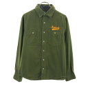 古着 サブサエティ Subciety 日本製 長袖 シャツ M カーキ系 レディース 【中古】 【PD】(4)