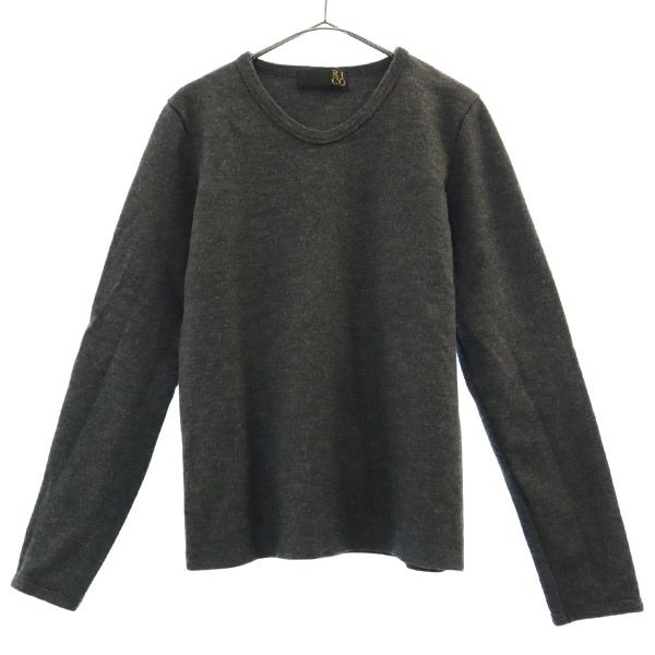 古着 リコ RICO ウール 日本製 長袖 カットソー M グレー レディース 【中古】 【PD】