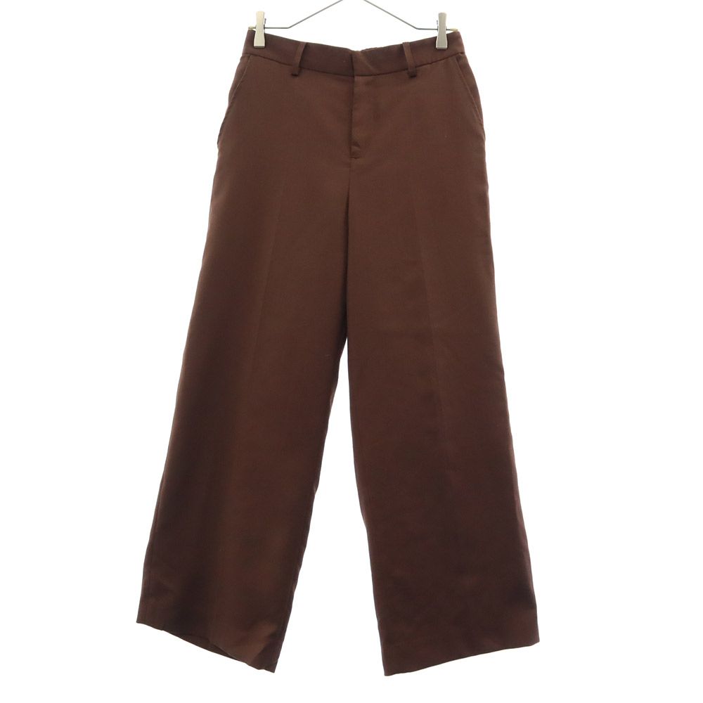 古着 ワークトリップアウトフィッツ WORK TRIP OUTFITS 日本製 ワイドパンツ L ブラウン ユナイテッドアローズ レディース 【中古】 【PD】