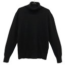 ユニクロ 長袖 カシミヤ100 タートルネック セーター M ブラック UNIQLO ニット レディース 【中古】 【240212】 【PD】