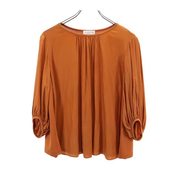 マッキントッシュ 長袖 切替 カットソー 38 ブラウン系 Mackintosh 三陽商会 レディース 【中古】 【230512】 メール便可