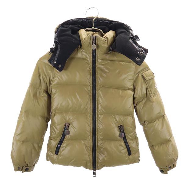 モンクレール フード付き ダウンジャケット 6A ブラウン系 MONCLER キッズ 【中古】 【231117】