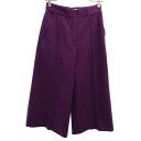 シクラス ウールブレンド ワイド パンツ 32 パープル CYCLAS レディース 【中古】 【230609】(4)
