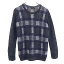 アイシービー モヘアブレンド チェック柄 ニット S 黒系 iCB 長袖セーター レディース 【中古】 【230125】(4)