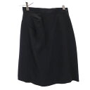 古着 Emporio Armani エンポリオアルマーニ 日本製 ウールブレンド ミニスカート 38 黒 レディース 【中古】 【PD】