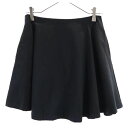 古着 KATE SPADE SATURDAY ケイトスペードサタデー ミニ丈 フレアスカート 4 ブラック系 バックジップ レディース 【中古】 【PD】(4)