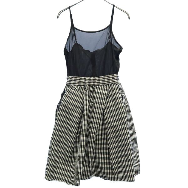 フレイアイディー チェック キャミワンピース 0 ブラック FRAY I.D FWNO154520 レディース 【中古】 【230727】