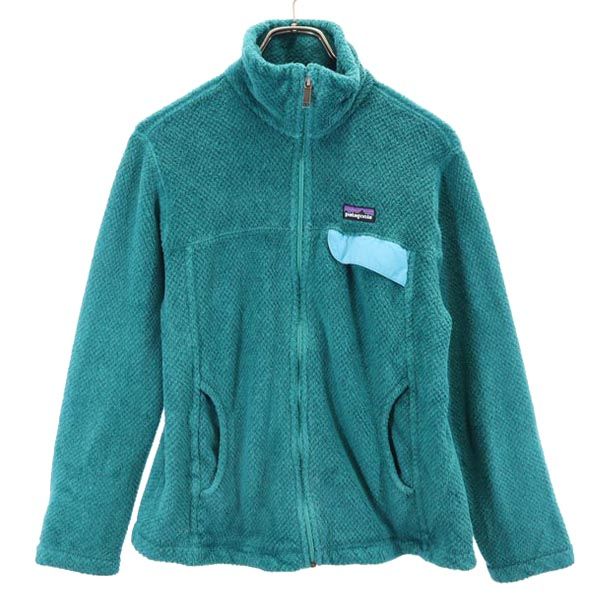 パタゴニア アウトドア フリースジャケット M 青緑 patagonia レディース 【中古】 【231023】