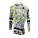 エミリオプッチ イタリア製 長袖 総柄 カットソー S Emilio Pucci レディース 【中古】 【230727】 メール便可