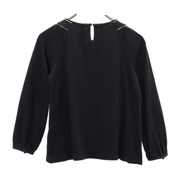 バーバリー 日本製 長袖 Tシャツ 130 ブラック系 BURBERRY ロゴ ロンT キッズ 中古 230820 メール便可 bellis-10035307 Bellis サンプル画像2