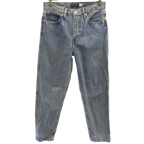 楽天Bellisリーバイス メイドアンドクラフテッド テーパード デニムパンツ W27 ブルー Levi's MADE & CRAFTED ジーンズ レディース 【中古】 【230610】