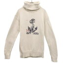 ポロバイラルフローレン コットン ニット 160 ホワイト Polo by Ralph Lauren タートルネック 長袖 セーター キッズ 【中古】 【230405】 【PD】