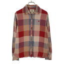 古着 Timberland ティンバーランド チェック柄 長袖 コットンシャツ 4 レッド系 レディース 【中古】 【PD】