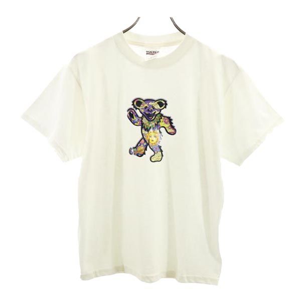 タルテックス USA製 プリント 半袖 Tシャツ M（10-12） ホワイト系 TULTEX キッズ 【中古】 【230524】 メール便可