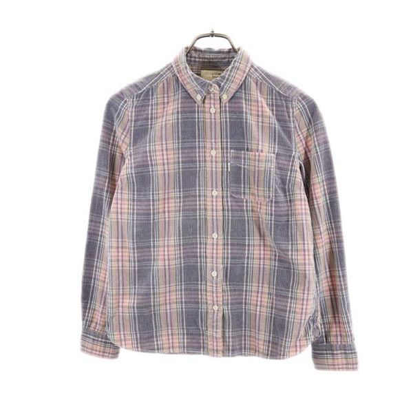 古着 リーバイス Levi's 長袖 ボタンダウンシャツ XS ピンク系 レディース 【中古】 【PD】