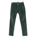 古着 β ベータメン コーデュロイパンツ 7 グリーン レディース 【中古】 【PD】