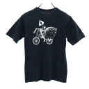 アナスイ USA製 半袖 Tシャツ S ブラック ANNA SUI レディース 【中古】 【240427】 メール便可