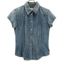 カルバンクラインジーンズ デニム 半袖 シャツ L Calvin klein Jeans レディース 【中古】 【230809】