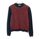 カルヴェン レース切替 長袖 カットソー XS ネイビー系 CARVEN レディース 【中古】 【230913】(4)