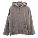 ギャップ オールド リネン100% プルオーバー ジャケット XS グレー系 GAP フード レディース 【中古】 【230918】