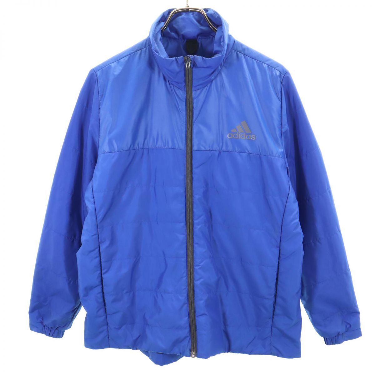 アディダス 長袖 中綿ジャケット 160 ブルー系 adidas キッズ 【中古】 【240115】 【PD】