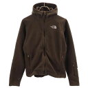 ノースフェイス アウトドア フリース S ブラウン THE NORTH FACE パーカー ロゴ WINDWALL レディース 【中古】 【230928】(4)