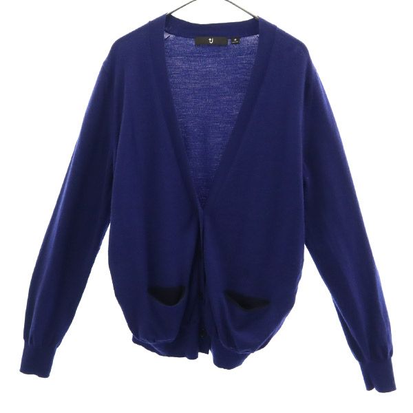 ユニクロ プラスジェイコラボ 長袖 ウールブレンド ニット カーディガン M ブルー UNIQLO ＋J レディース 【中古】 【231203】のサムネイル