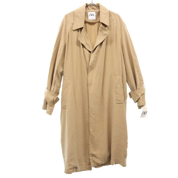 古着 ザラ ZARA 未使用 トレンチコート M ベージュ タグ付き レディース 【中古】 【PD】