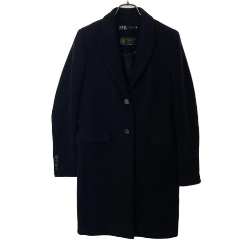 古着 ザラ ZARA チェスターコート XS ブラック レディース 【中古】 【PD】 古着 ザラ ZARA チェスターコート XS ブラック レディース 【中古】 【PD】
