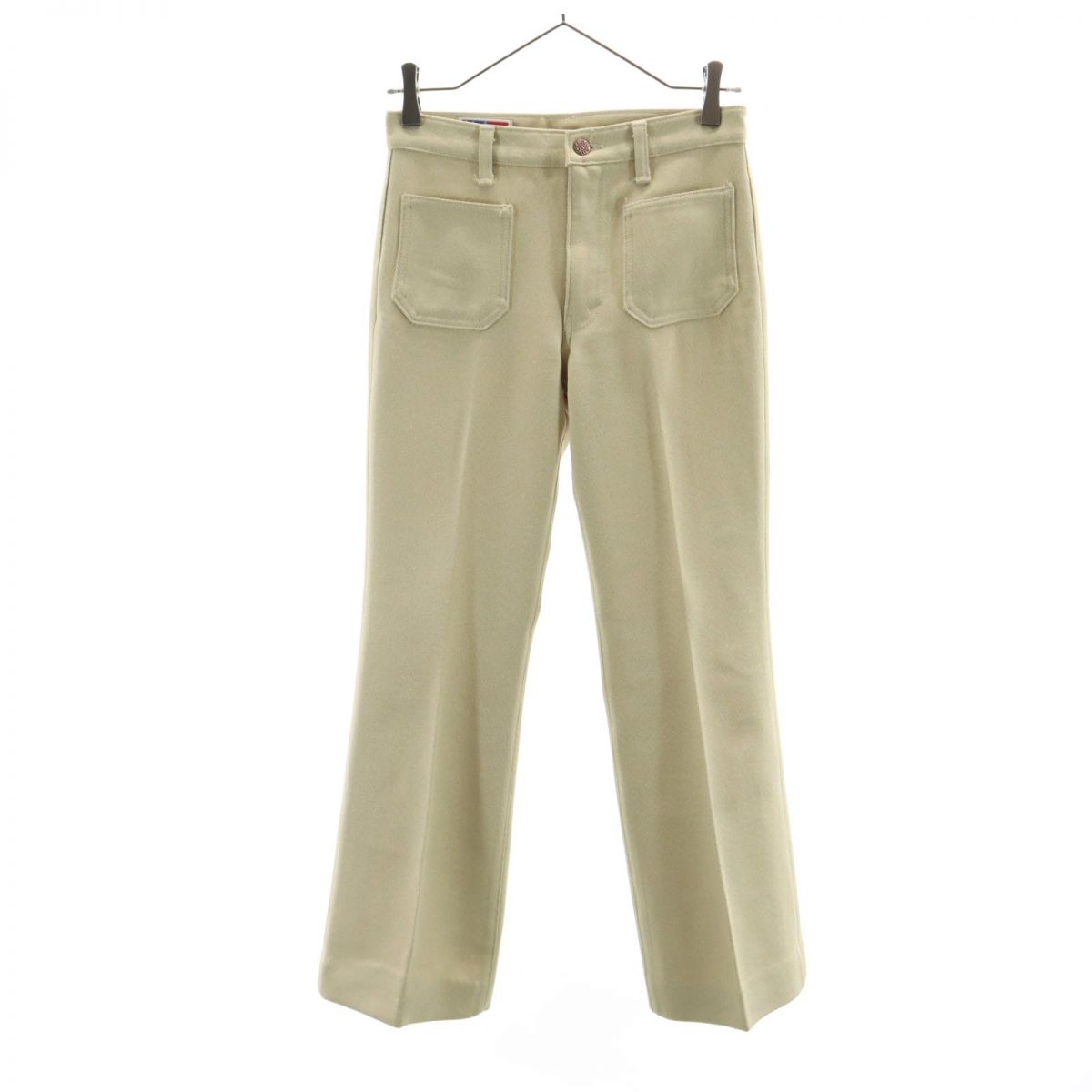 古着 BOBSON ボブソン ロングパンツ W28 ベージュ レディース 【中古】