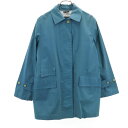 古着 Mackintosh マッキントッシュ 英国製 ステンカラーコート 34 ブルー系 レディース 【中古】(4)