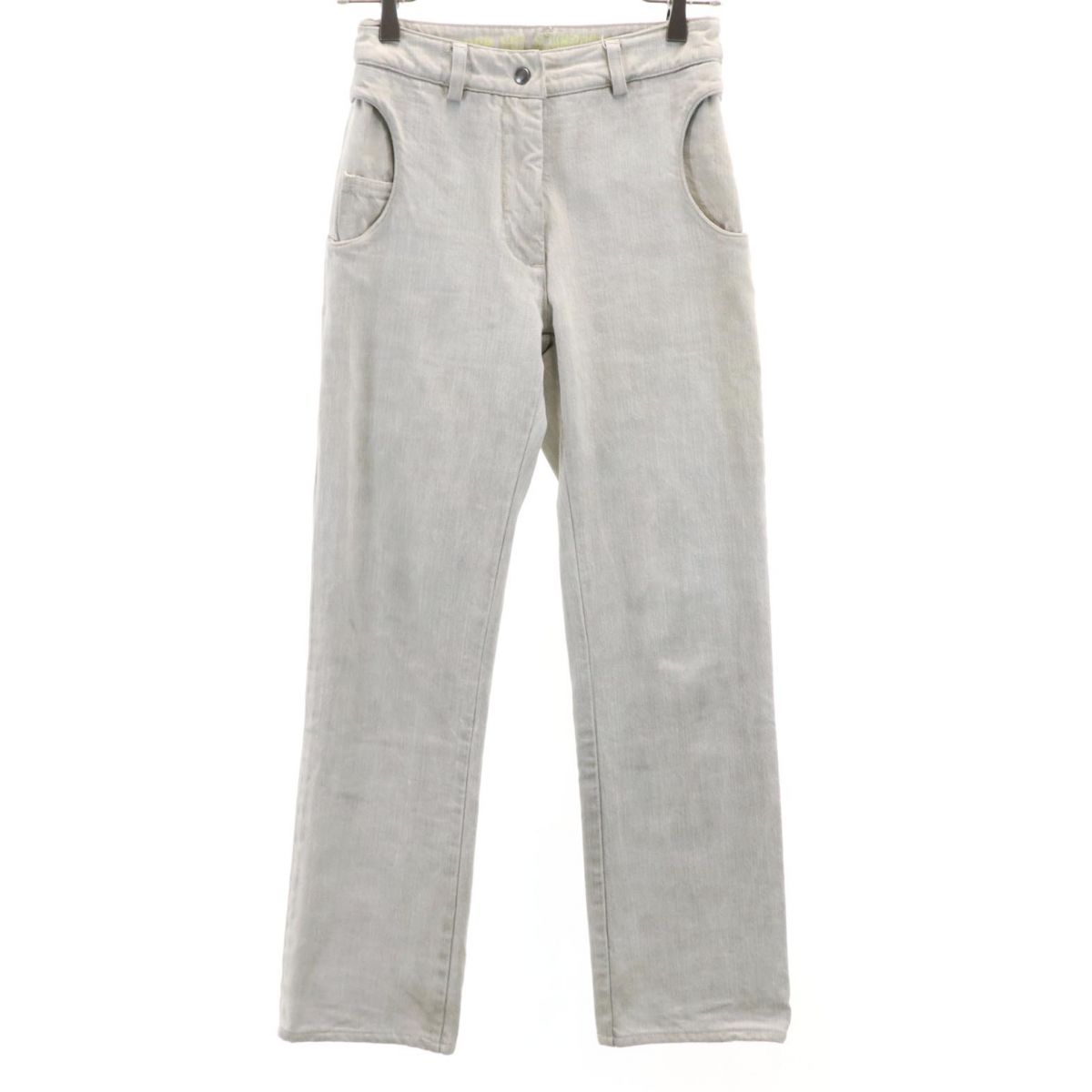 古着 MM6 エムエムシックス イタリア製 ここのえ 本人期 ロングパンツ 38 グレー系 MARGIELA レディース 【中古】 【PD】