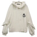 古着 ラスボア RASVOA 刺繍 長袖 スウェットパーカー F ホワイト プルオーバー トレーナー レディース 【中古】 【PD】