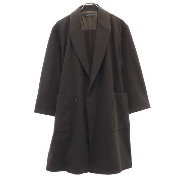 古着 未使用 Johnbull ジョンブル サーモライト保温 ガウンコート S 茶 メンズ 【中古】